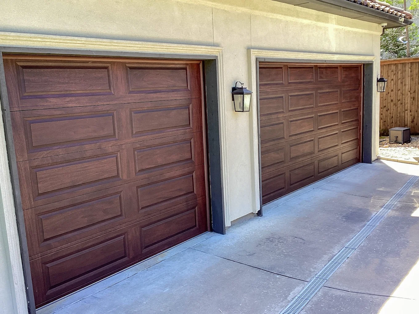 Premium Wood-Look Garage Doors