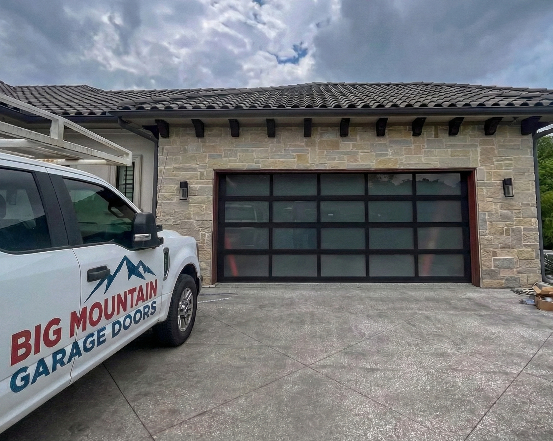 Big Mountain Service Truck and Glass Door